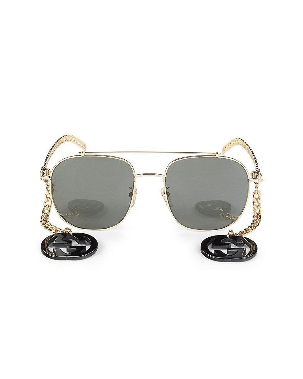 Gucci 58mm 2025 square sunglasses