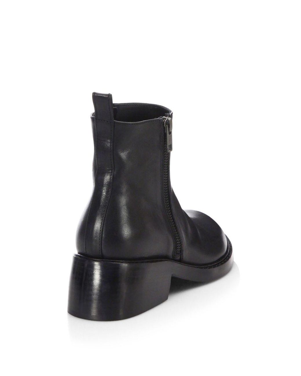 Ann demeulemeester double zip hotsell boots