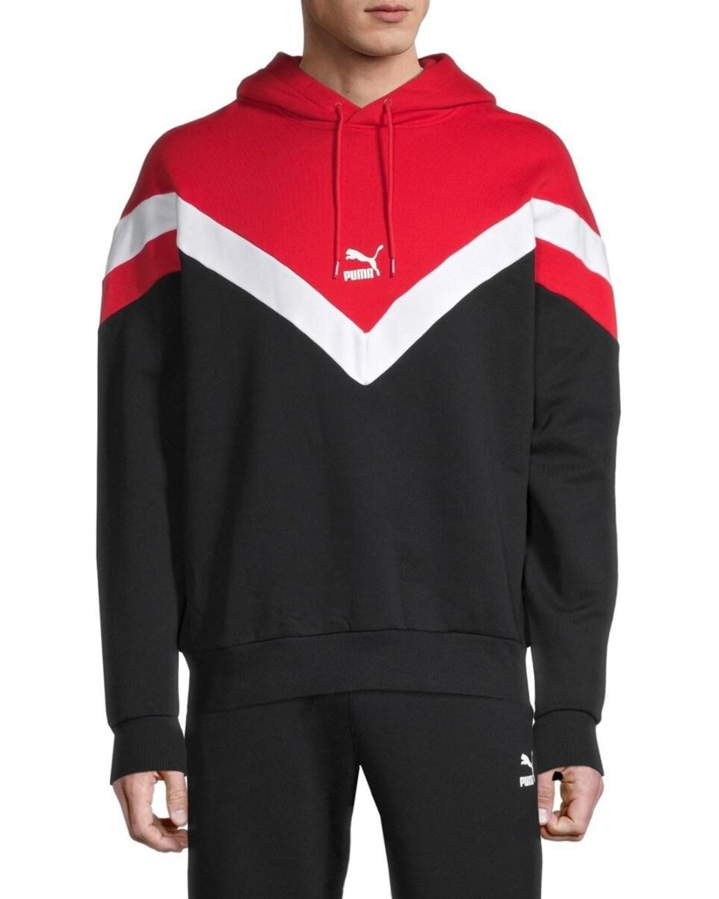 red cotton hoodie