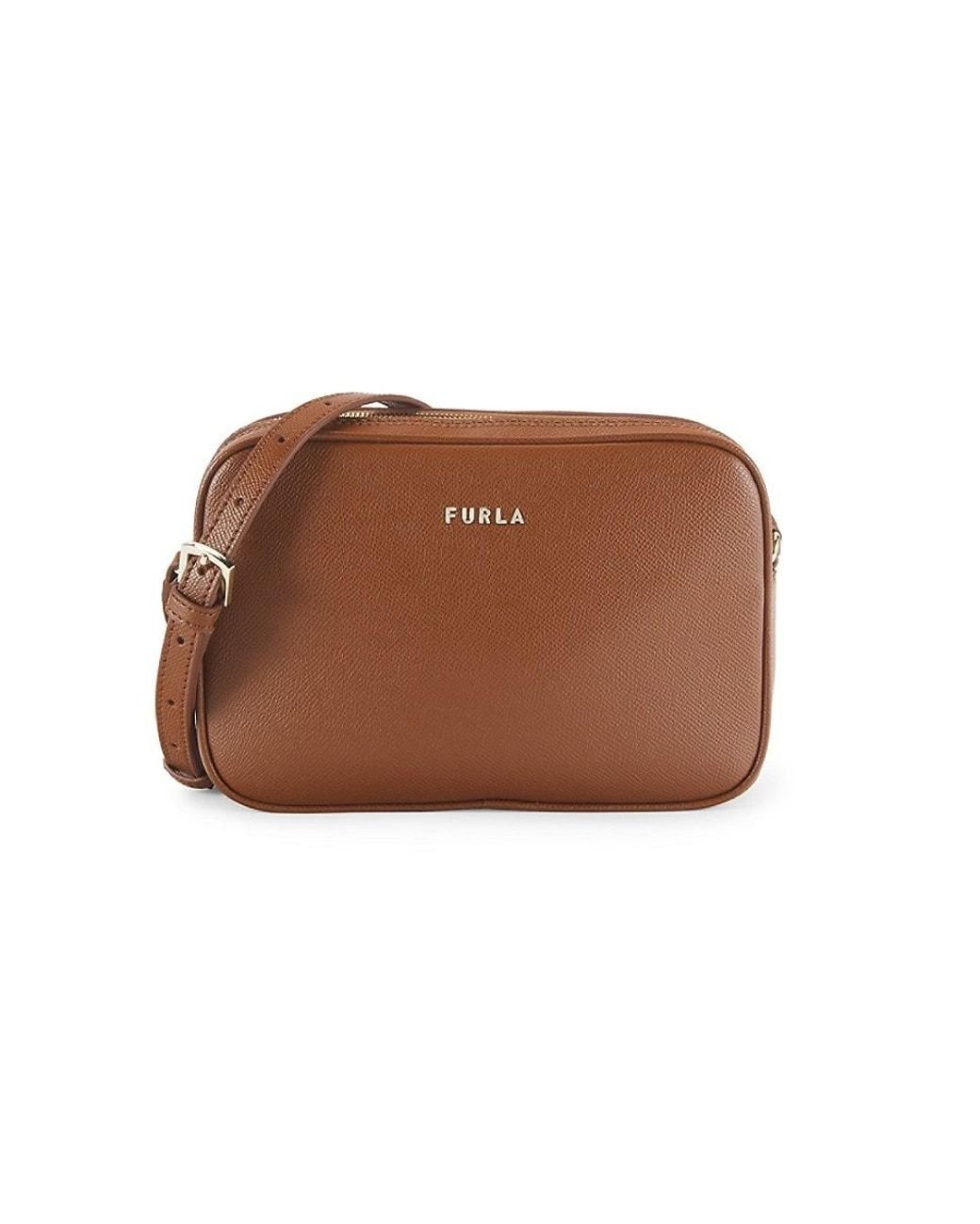 Furla Lilli Leather Crossbody Bag in Brown Lyst Canada