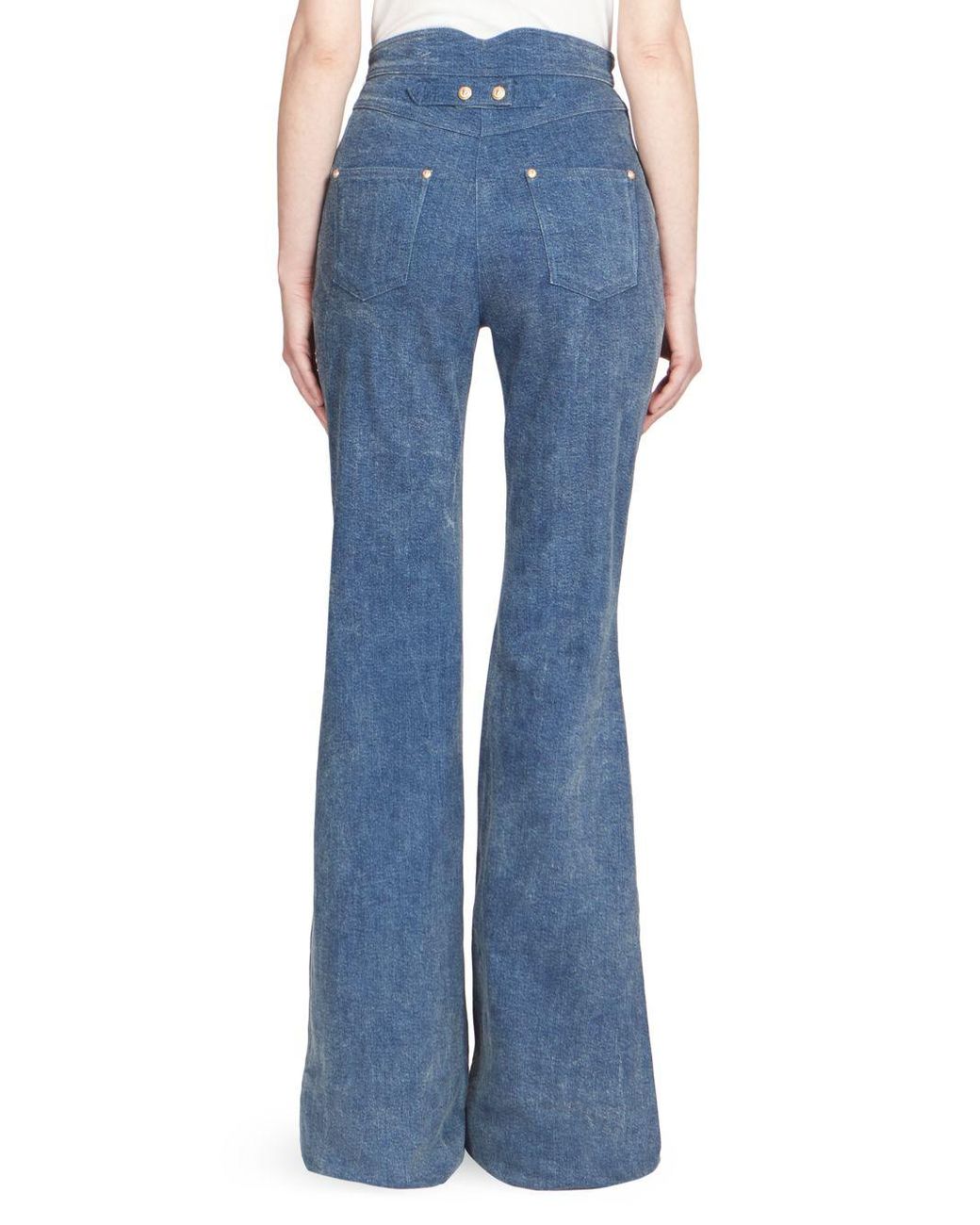 【関税＆送料込み】Balmain High Waist Five Button See Throu Balmain High-Waist Button Crepe Pants | Saks Fifth Avenue