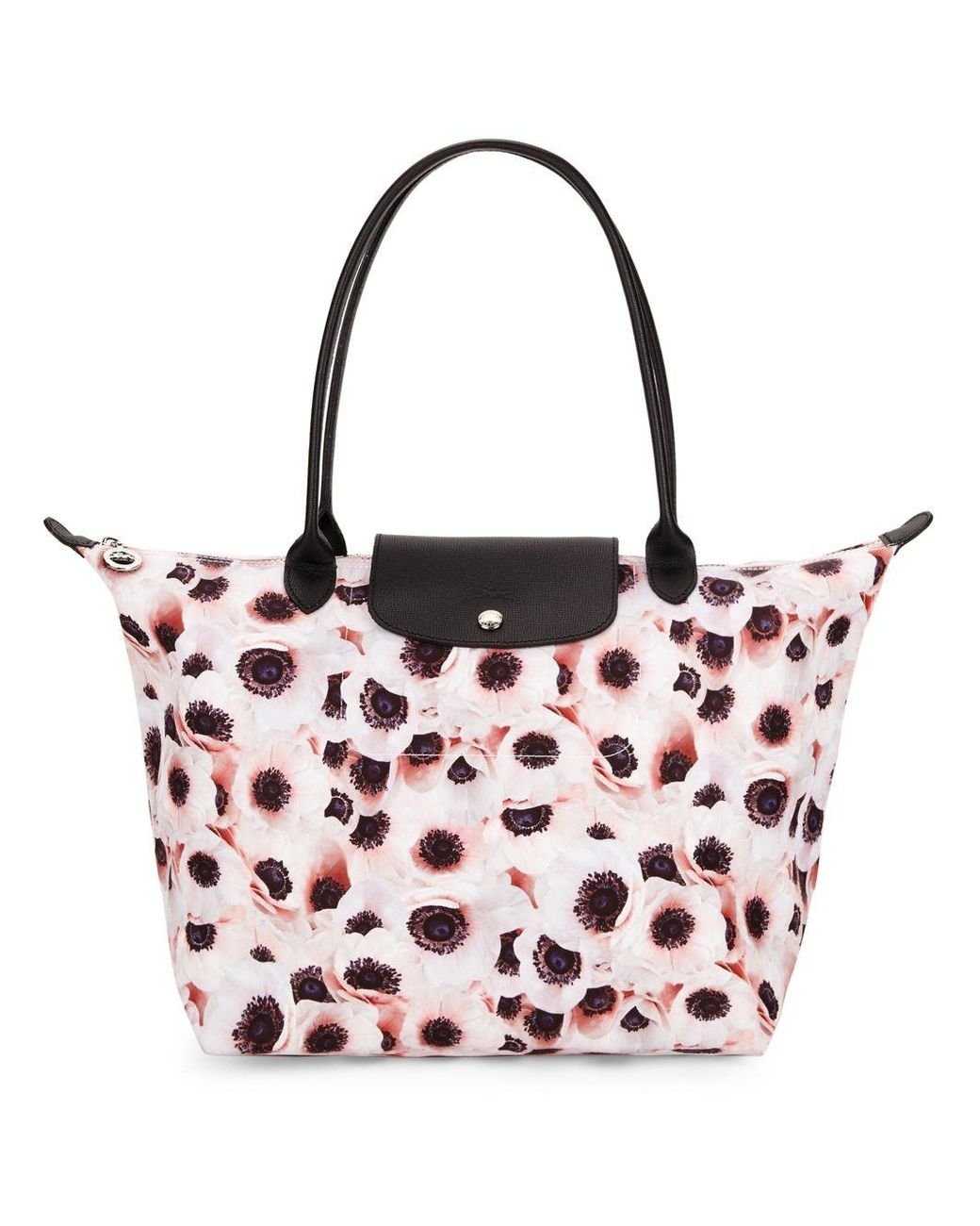 Longchamp Large Le Pliage Floral Printed Tote Lyst