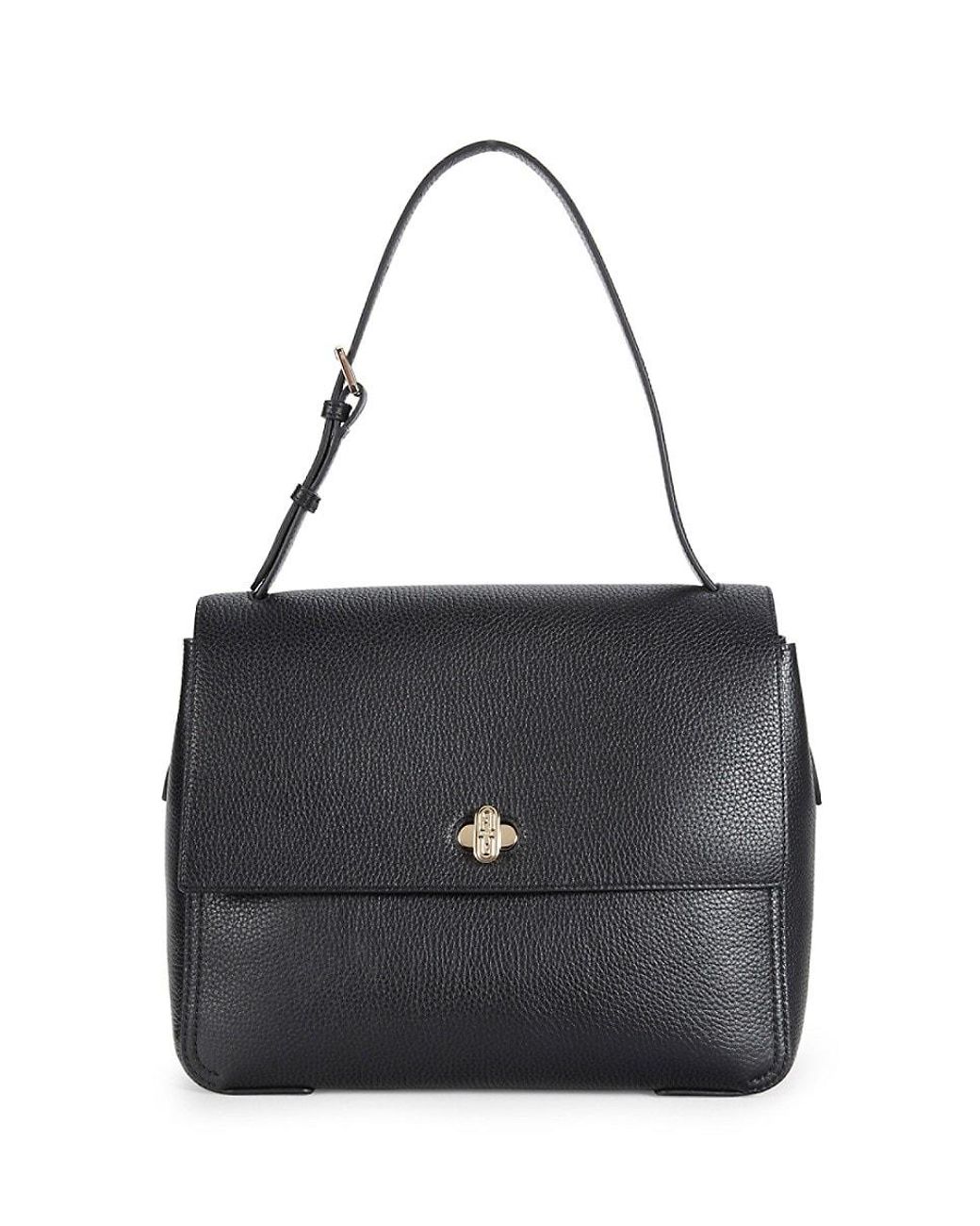 Furla Leather Shoulder Bag in Black Lyst
