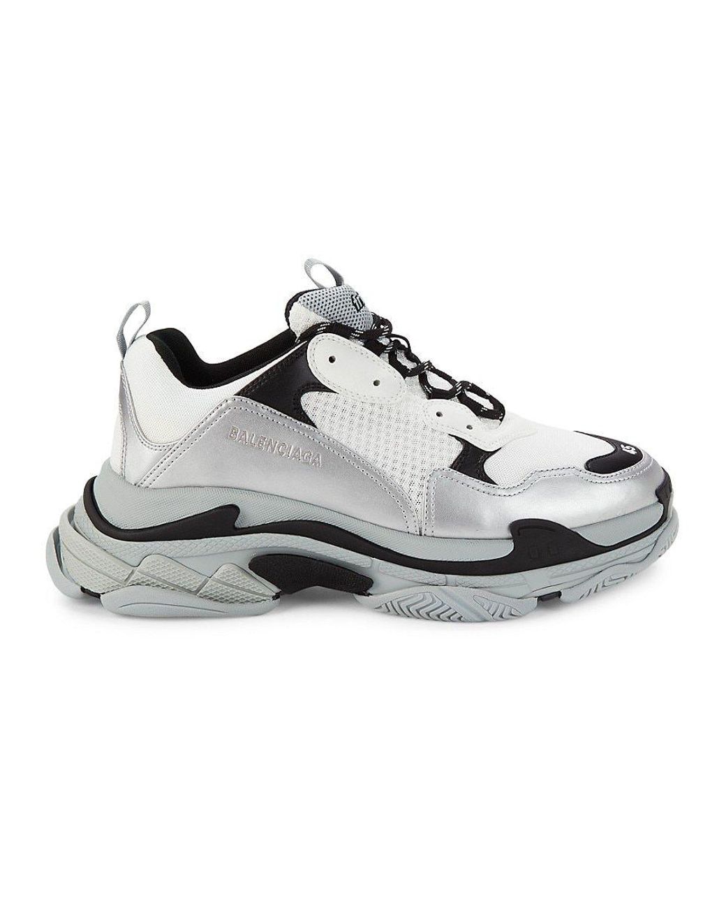 mens grey balenciaga sneakers