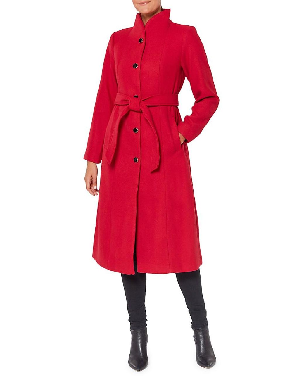 Kate spade red coat sales
