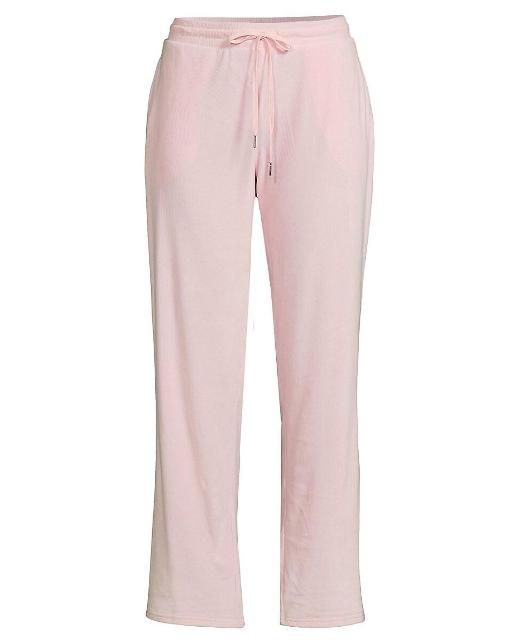Juicy Couture Embellished Logo Drawstring Lounge Pants in Pink