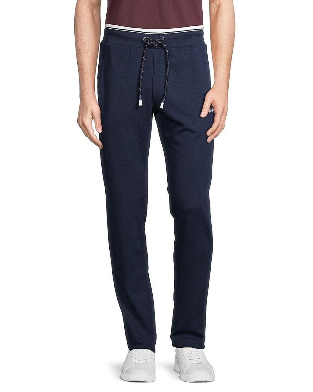 Ben Sherman Synthetic Drawstring Track Pants in Blue for Men | Lyst