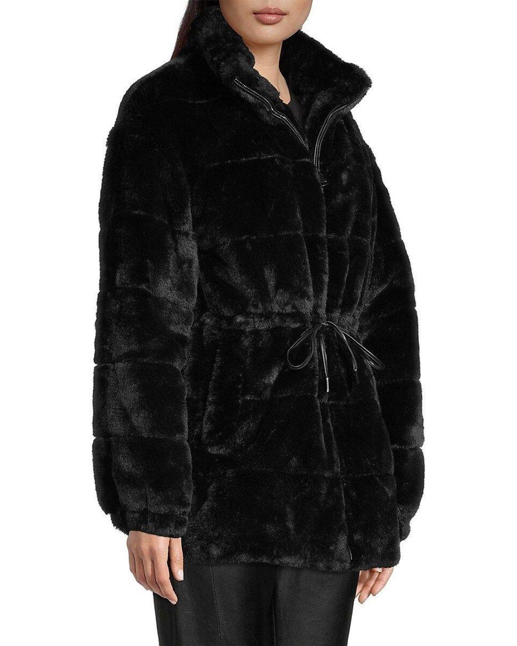 Tahari faux store fur cape