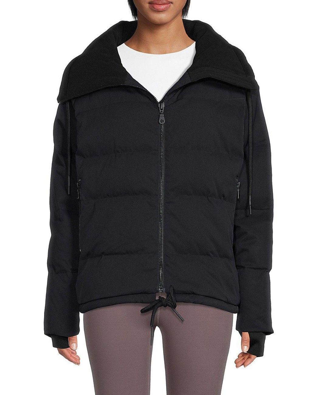 Varley Granville Puffer Jacket in Black Lyst