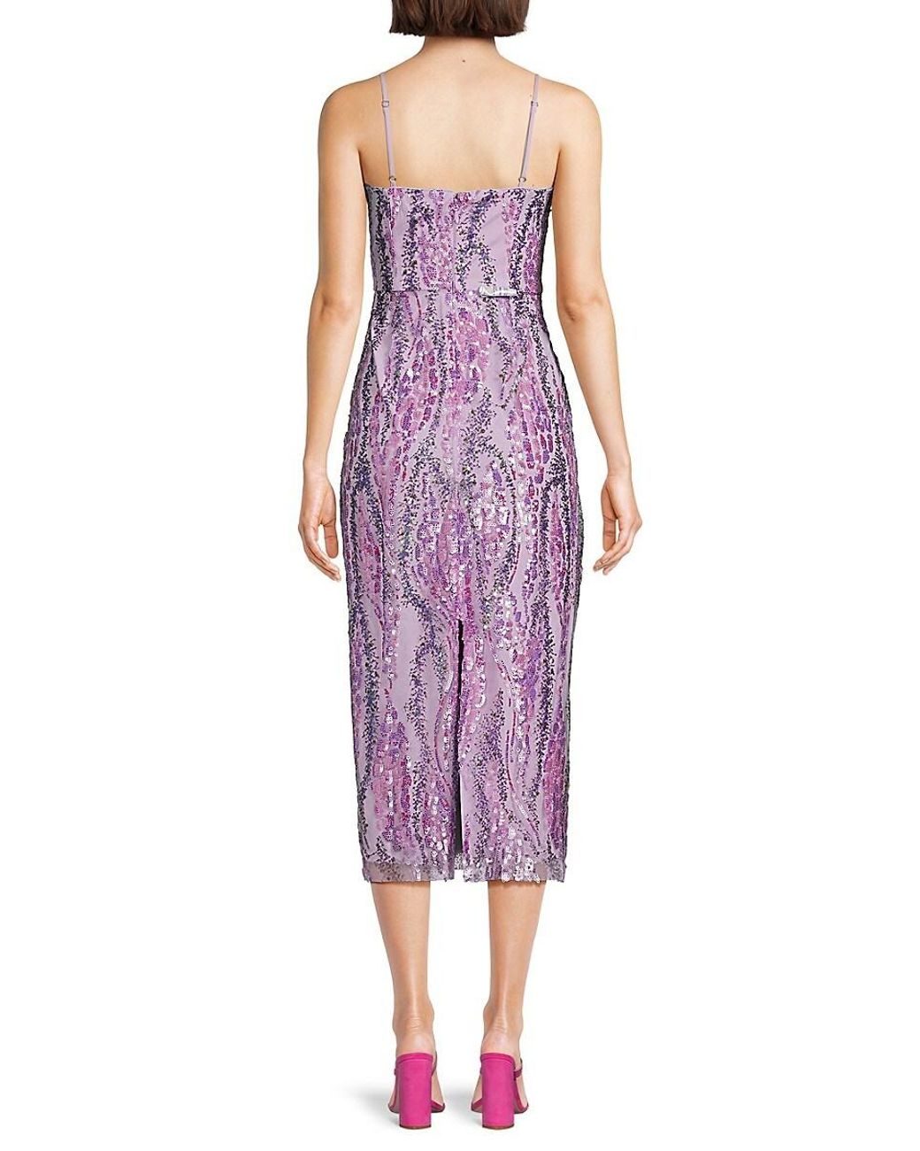 Bcbg purple cocktail dress deals