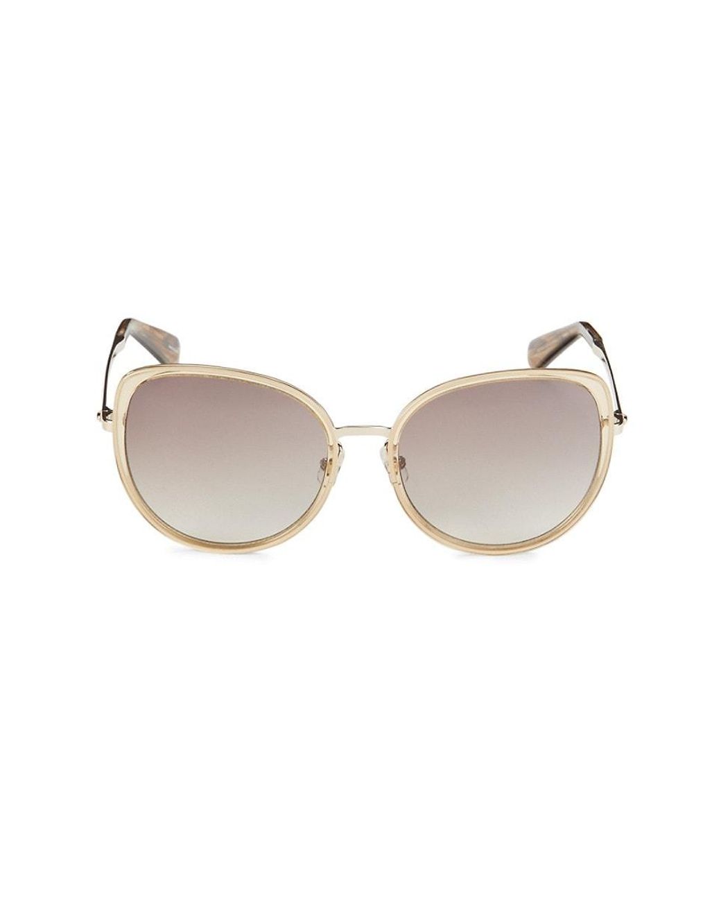 Kate Spade Jensen 57mm Cat Eye Sunglasses in Natural | Lyst UK