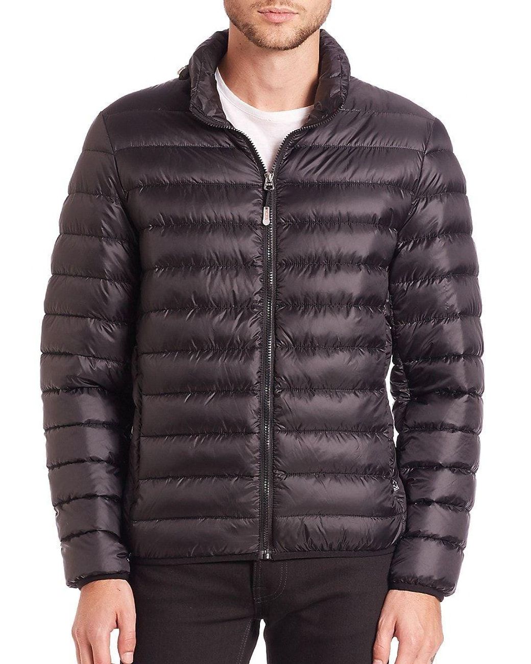 Tumi Packable Travel Puffer Jacket in Gray for Men Lyst