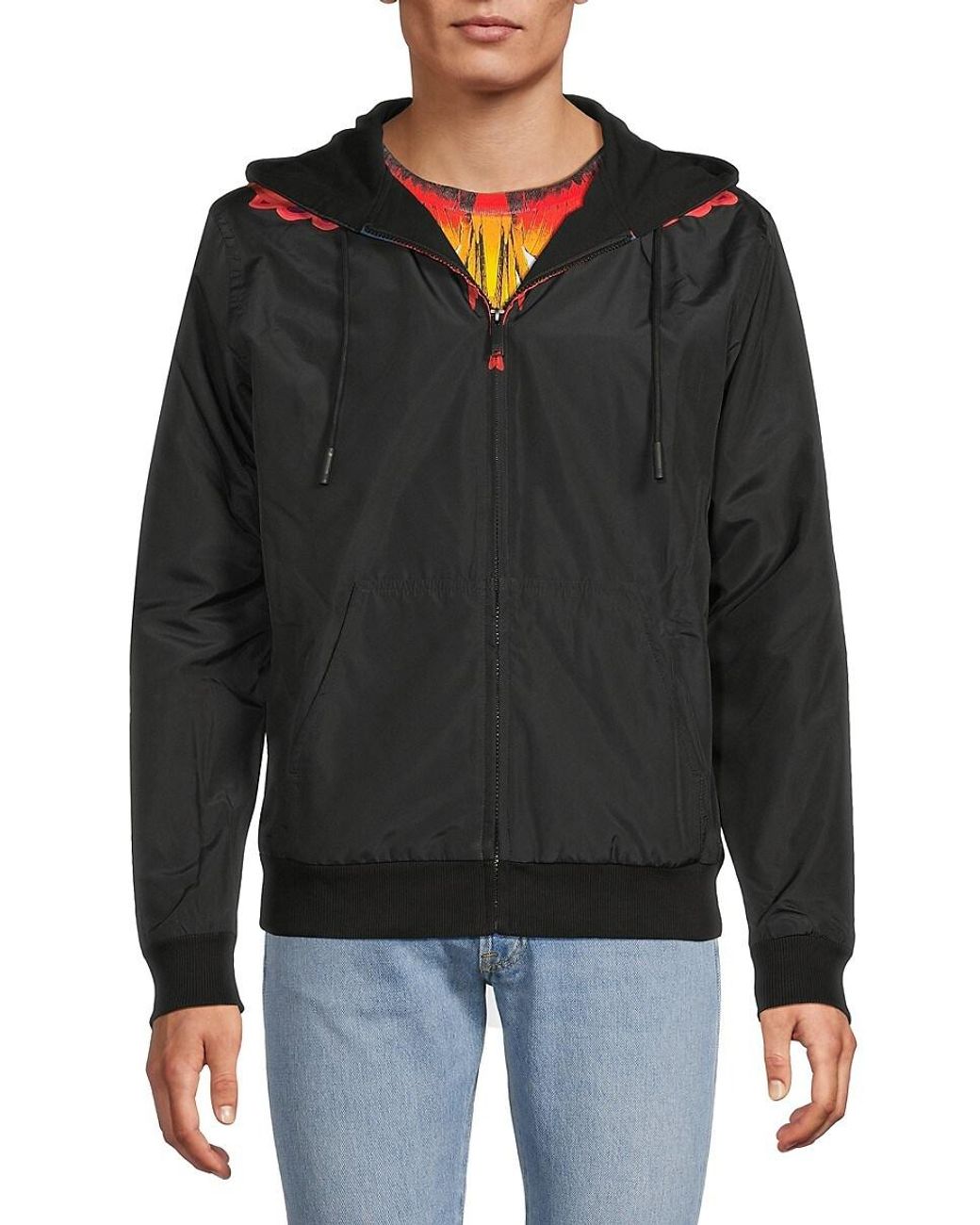 MARCELO BURLON｜HOOD/ZIP-UP (CMBB007F23FLE004 1020) Marcelo Burlon County Of Milan Kids Icon Wings zip-up Hoodie