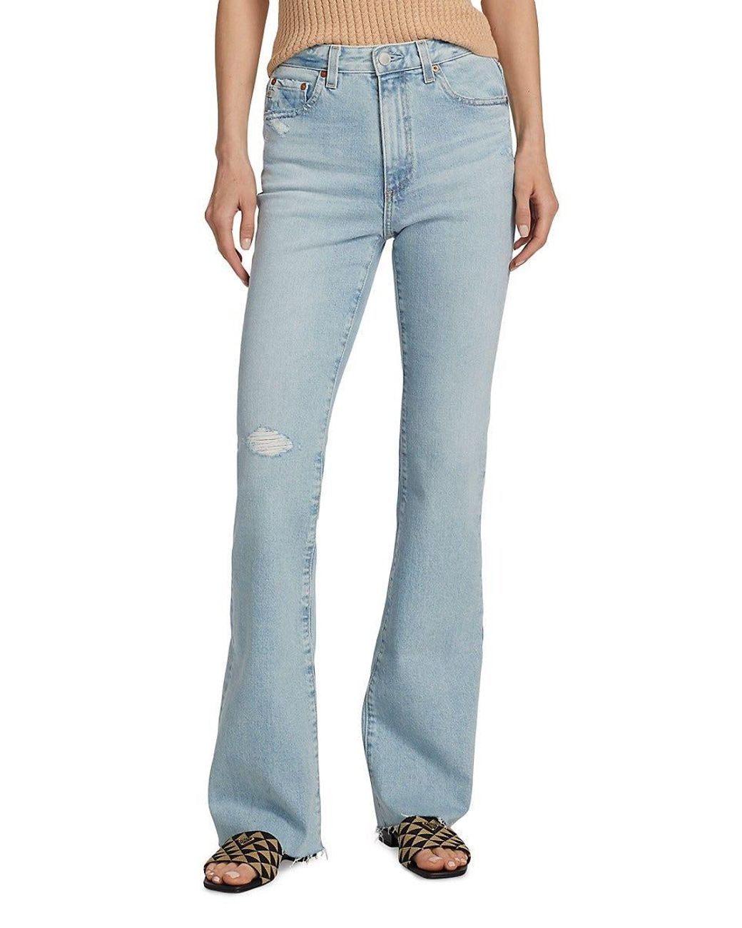 AG Jeans Alexxis Stretch Bootcut Jeans in Blue | Lyst