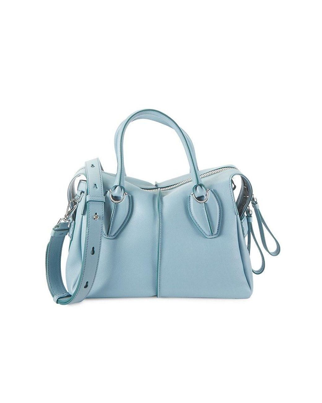 Tod's Bauletto Piccolo Leather Crossbody Bag in Blue Lyst