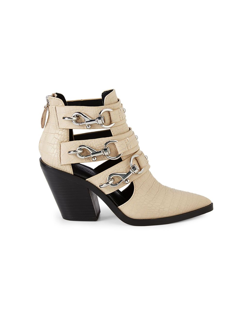 Rebecca Minkoff Seavie Cutout Booties Lyst