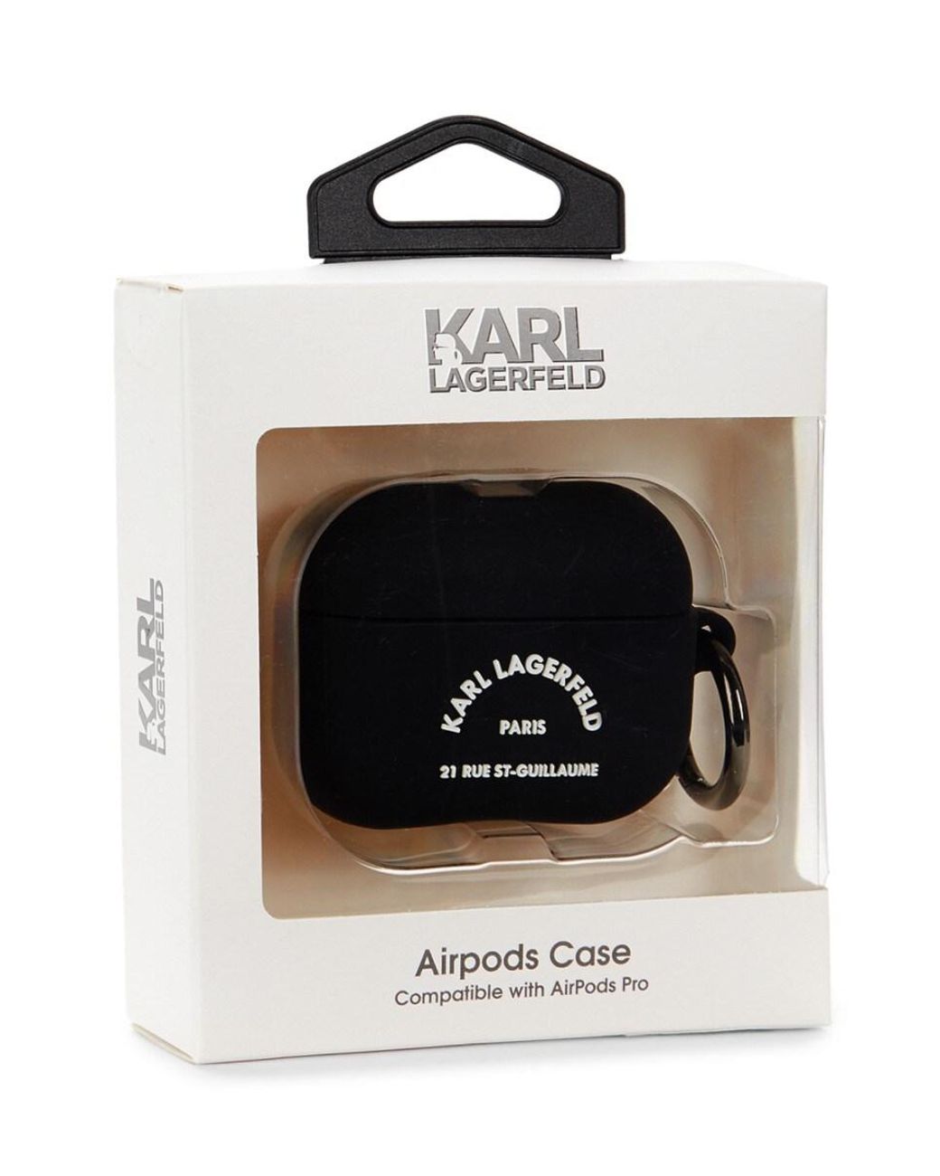 bird Rendition T Karl Lagerfeld Logo Airpod Pro Case in Black | Lyst