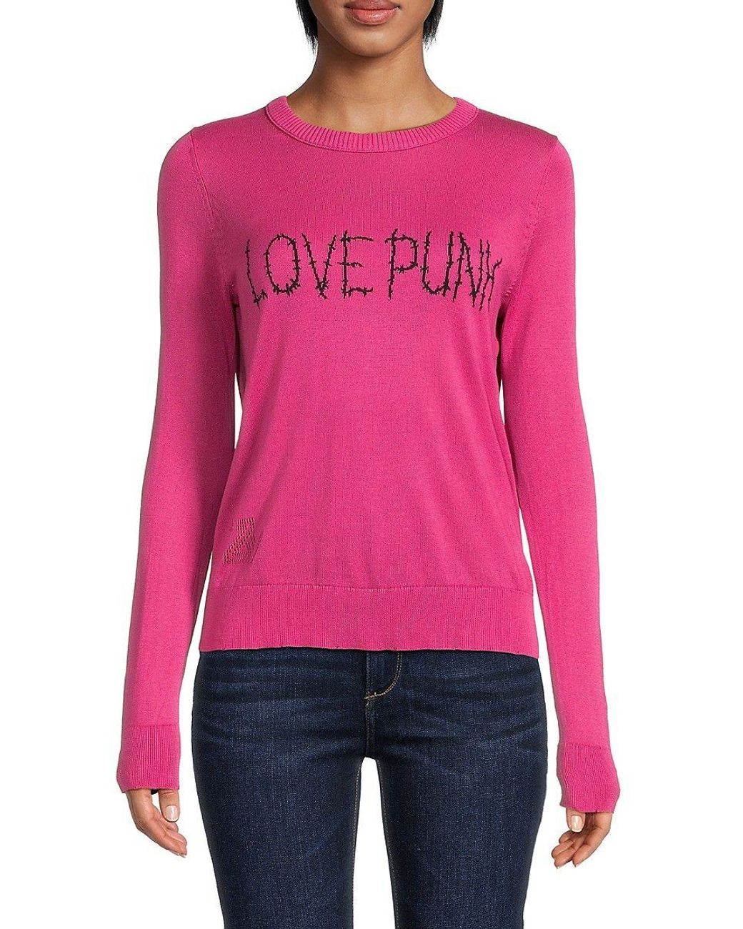 Pink is punk jumper cheap