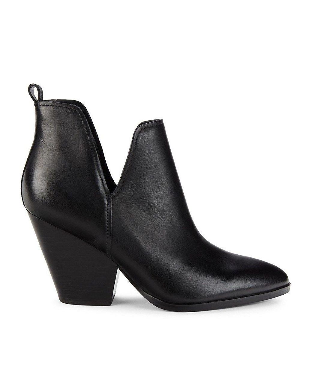 Marc Fisher Tanilla Leather Cutout Ankle Boots in Natural Lyst