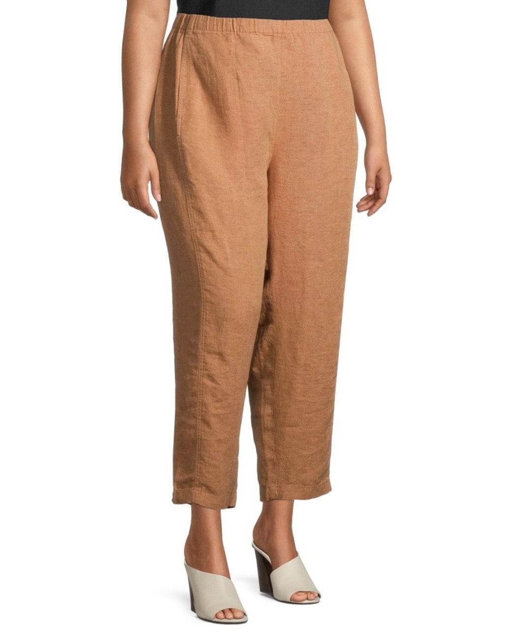 eileen fisher wool lantern pants