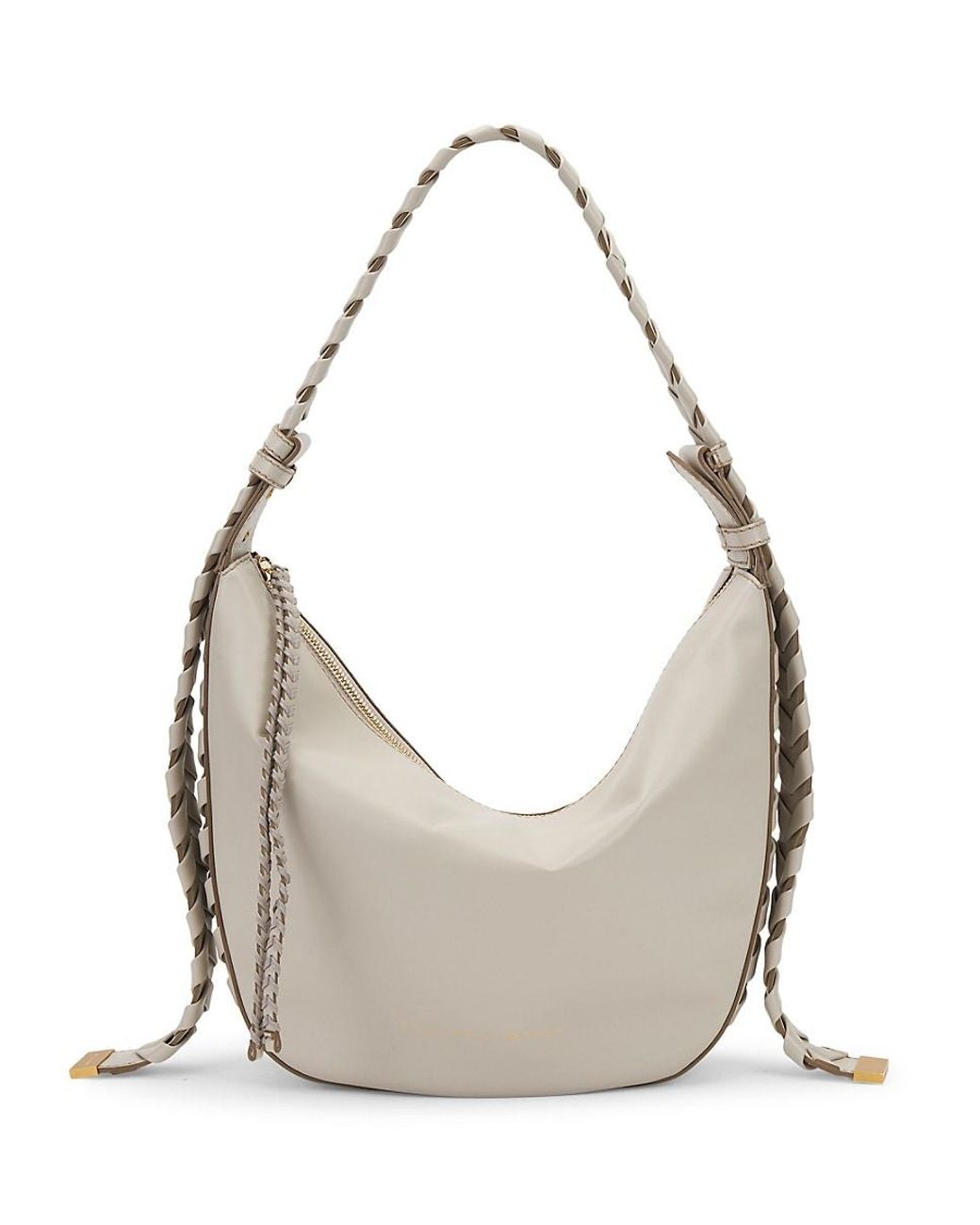 Stella McCartney Braided Hobo Bag in Natural | Lyst UK