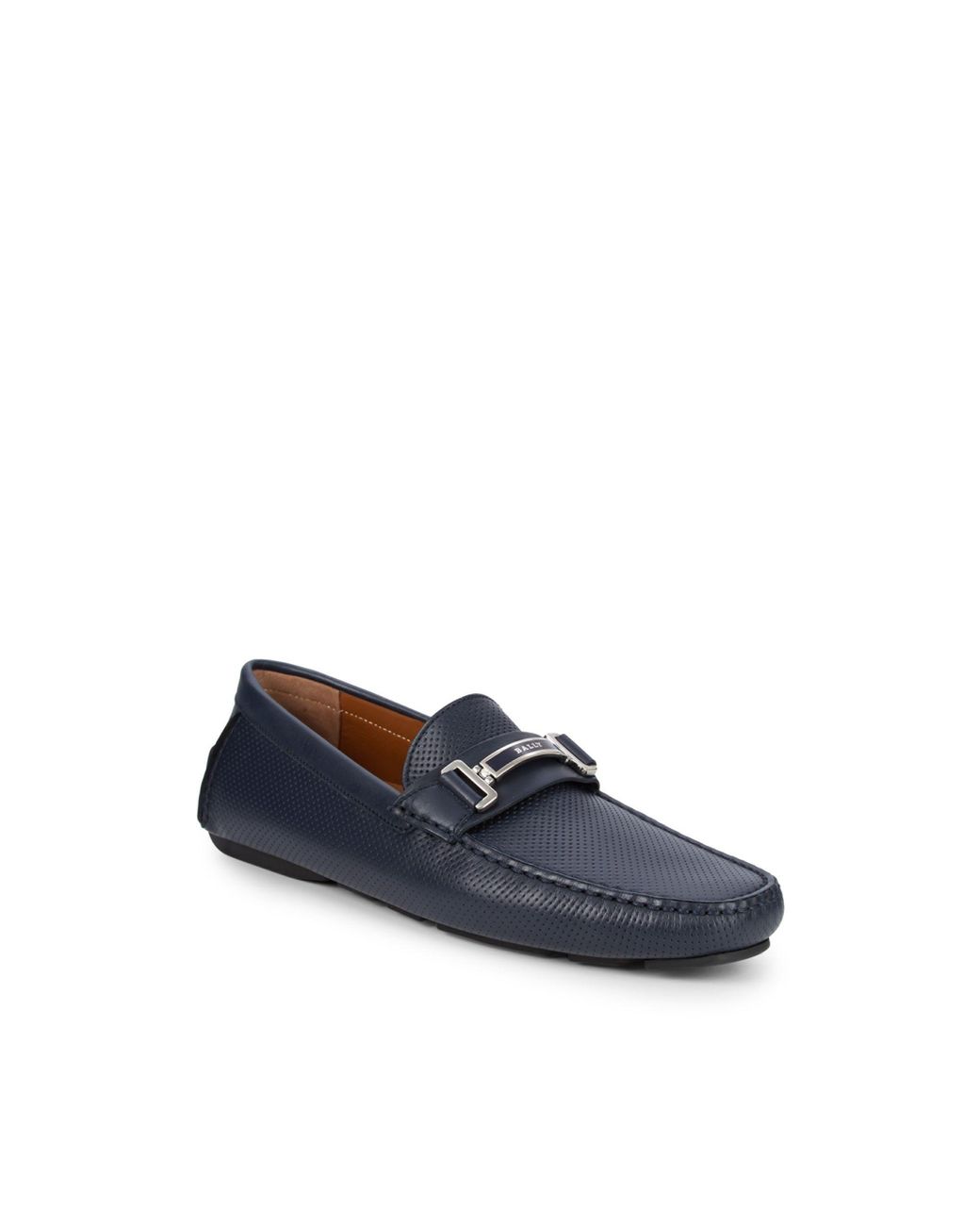 Bally Drulio Leather Drivers in Blue for Men | Lyst