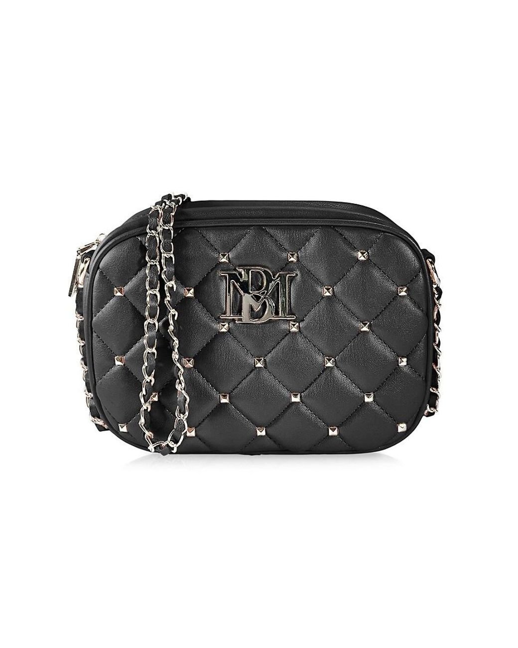 Badgley Mischka Studded & Quilted Camera Bag in Black Lyst