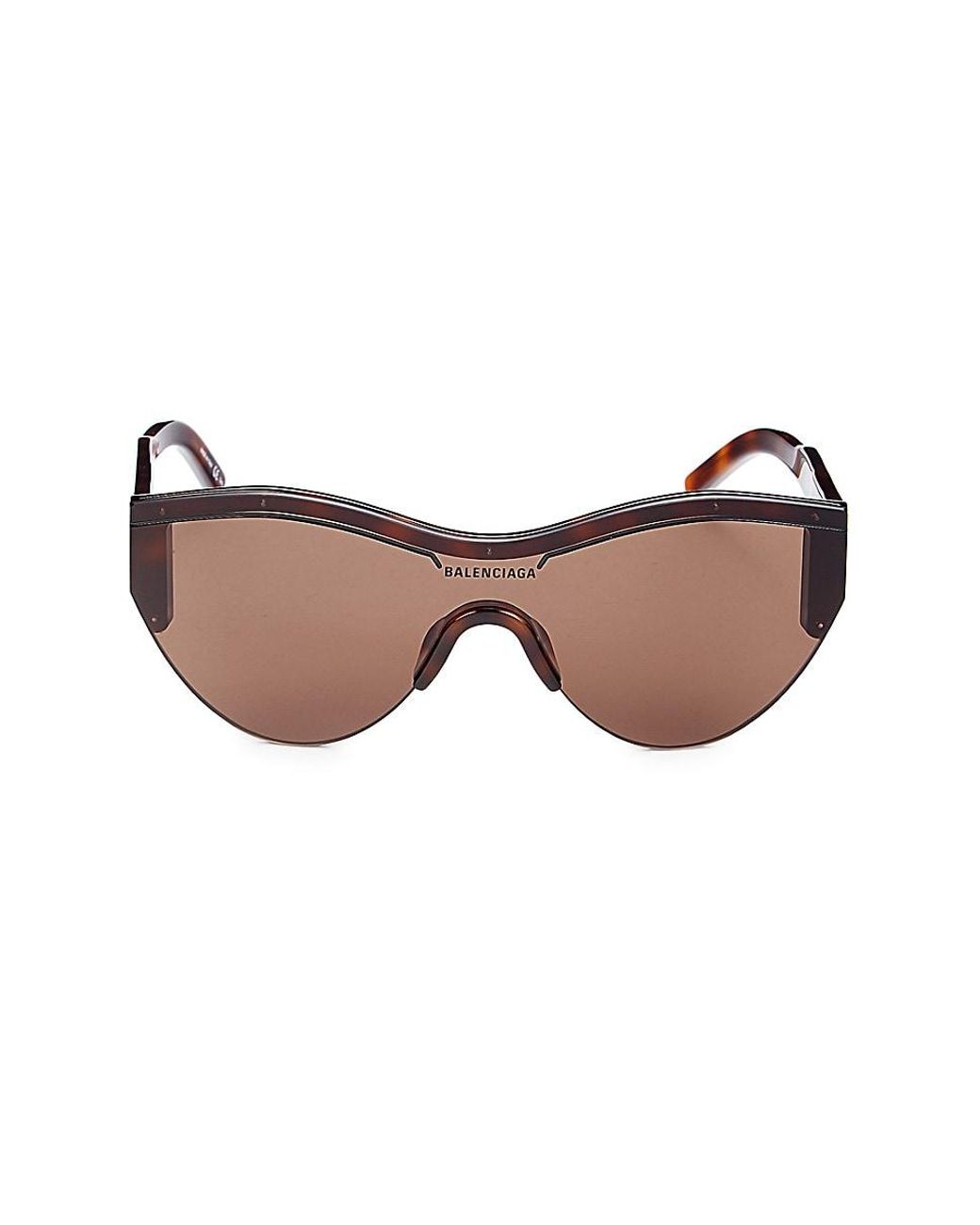 Balenciaga 99mm Pilot Sunglasses in Brown Lyst
