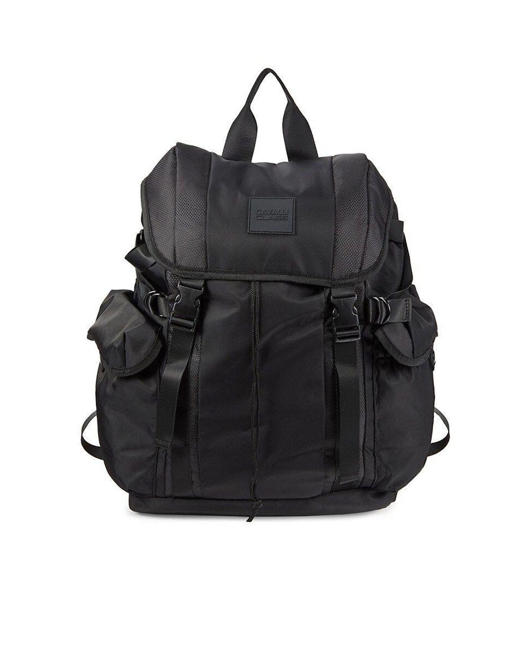 Roberto Cavalli Sport Utility Laptop Backpack in Black | Lyst