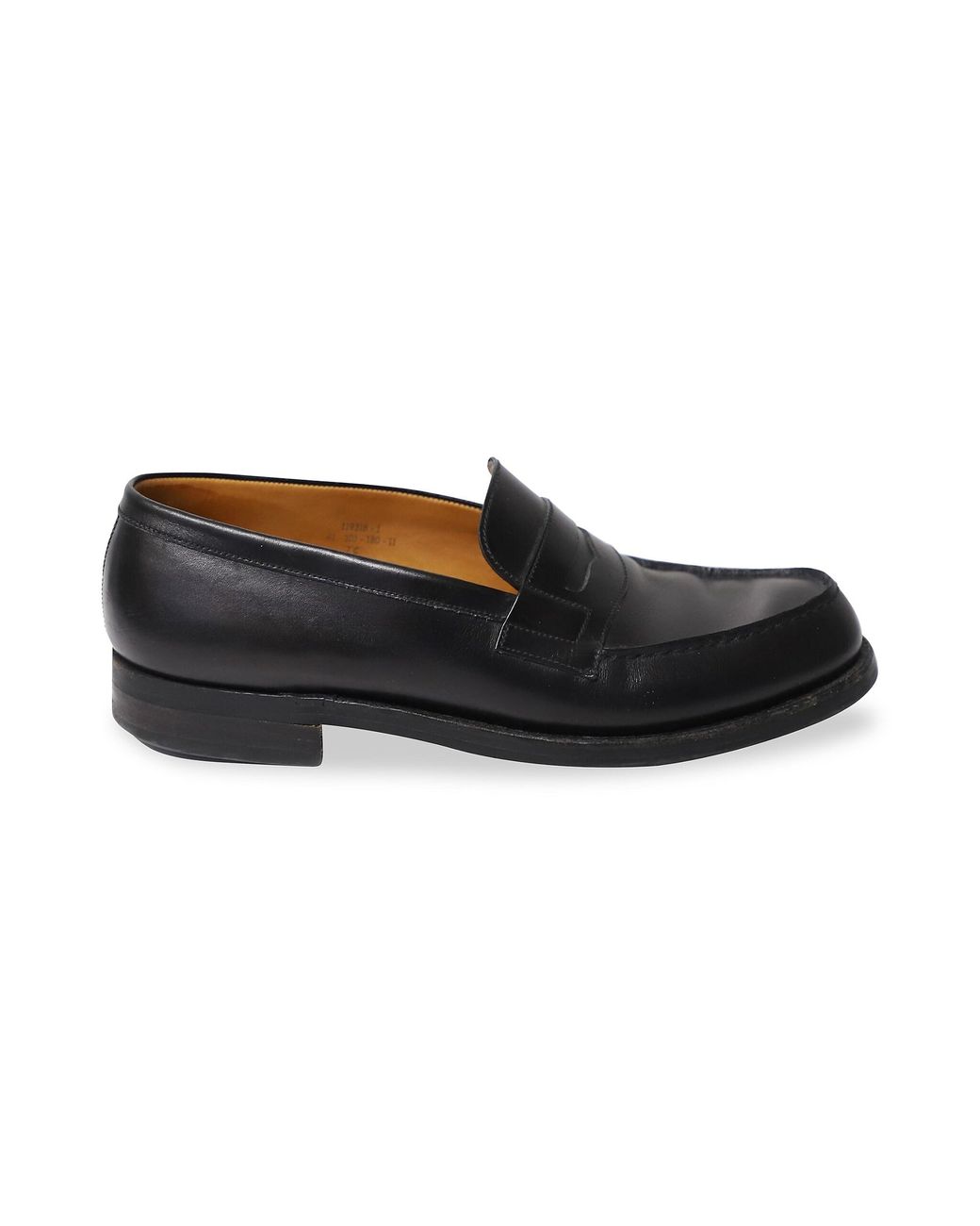 J.M. Weston J.m Weston 180 Penny Loafers In Black Moccasin Leather for