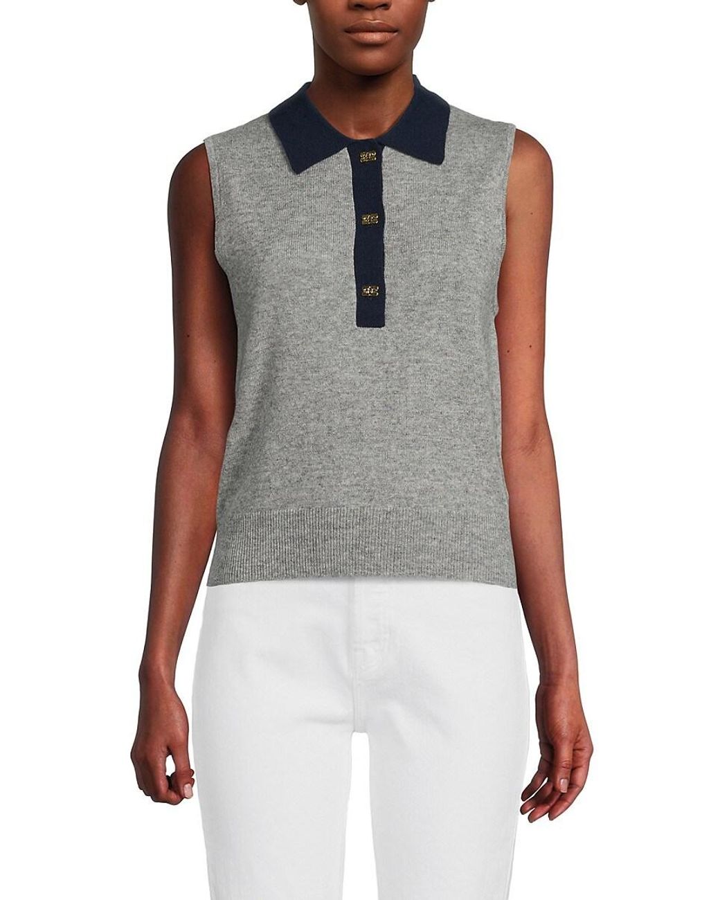Ganni color block sweater online
