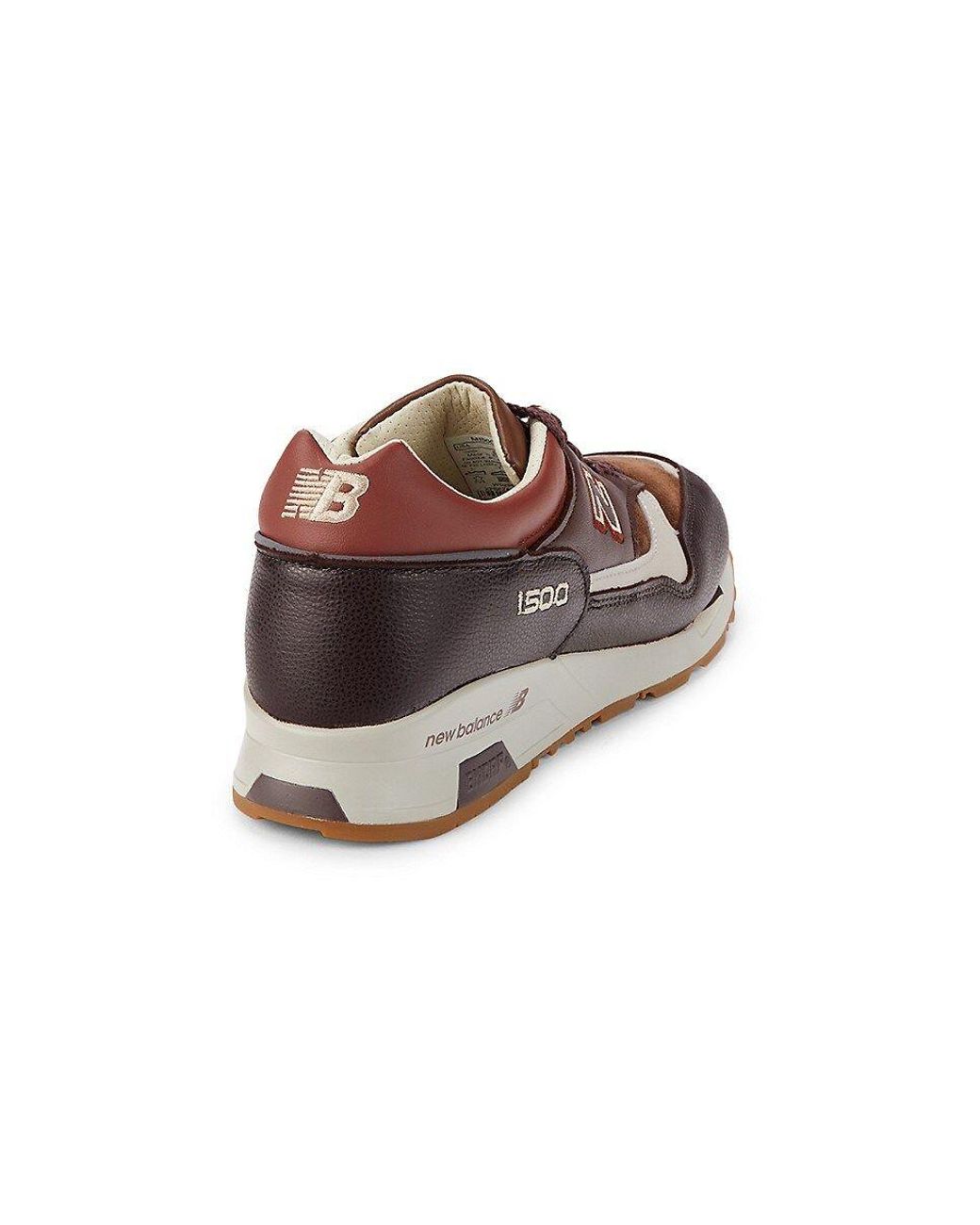 New balance clearance 1500 brown leather