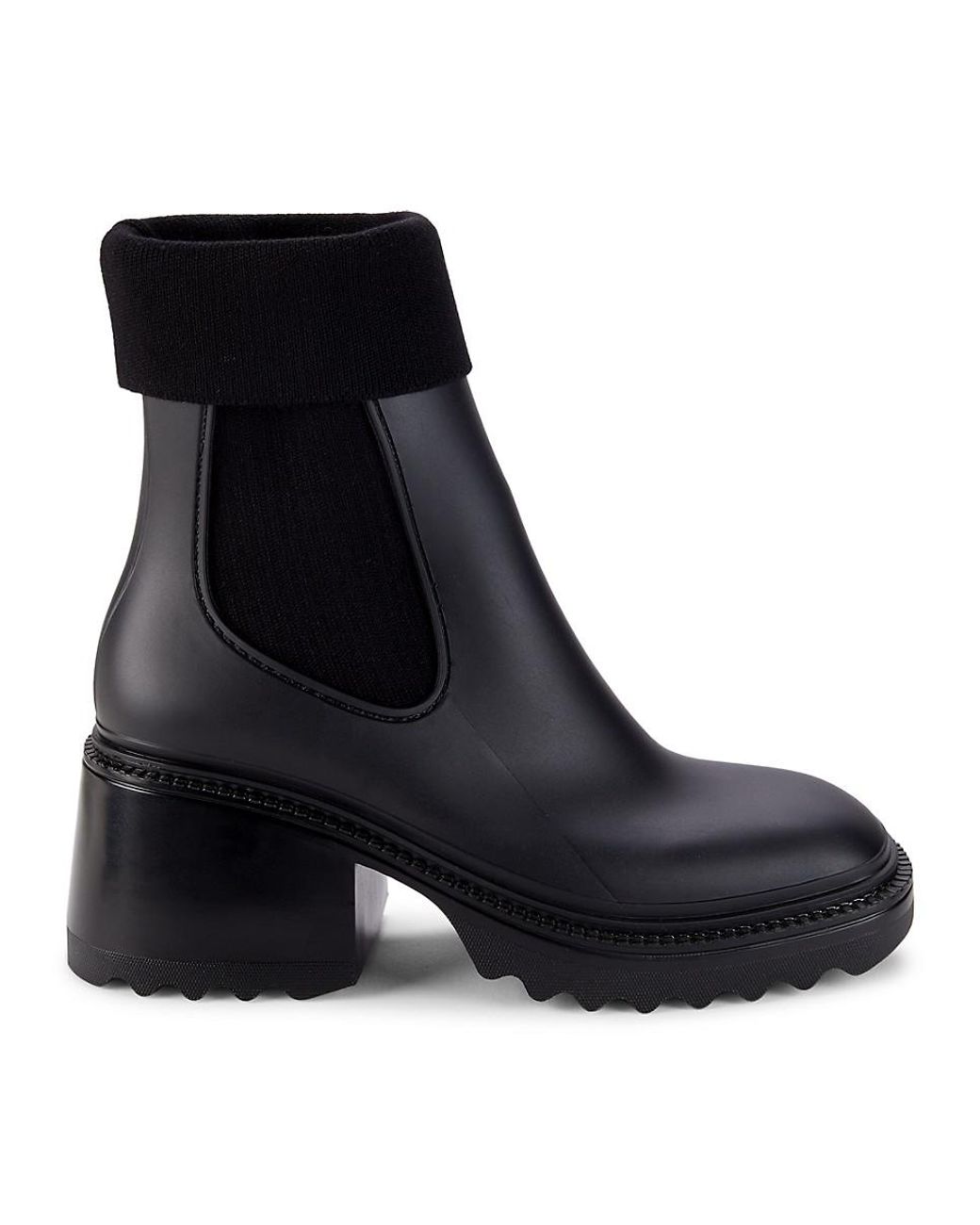 Circus by Sam Edelman Kala Square Toe Chelsea Boots in Black Lyst UK