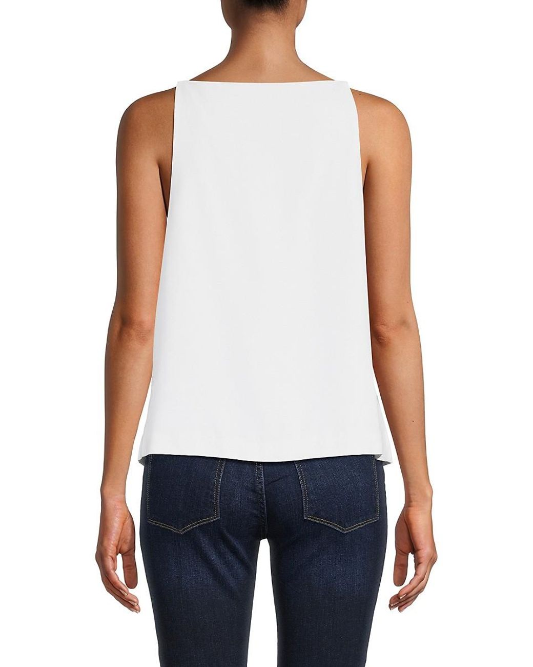 Theory high-neck Satin Tank Top - Farfetch