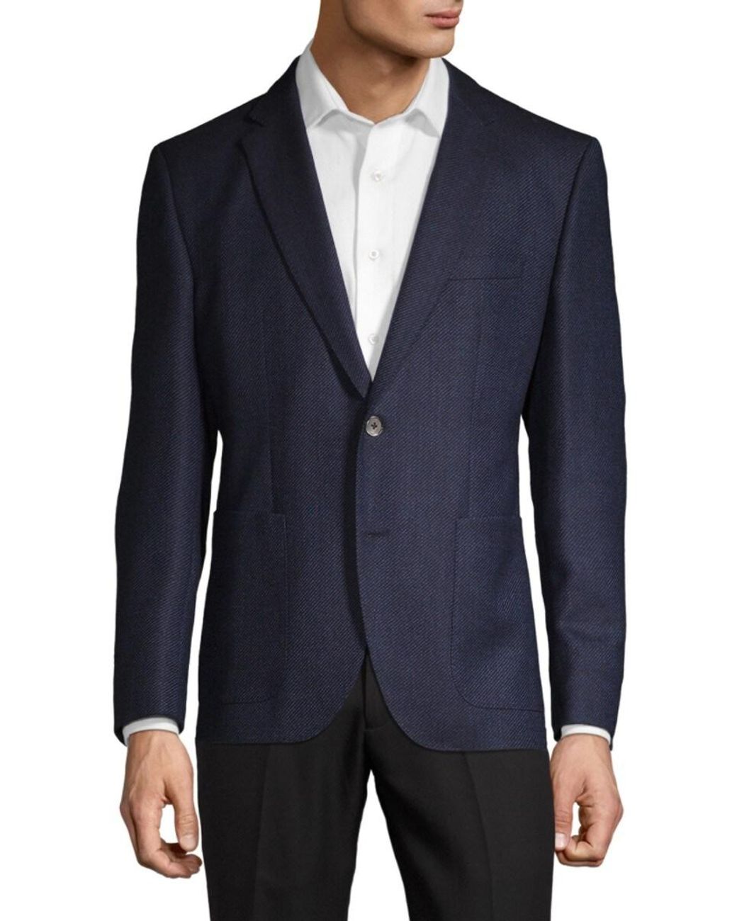 BOSS by HUGO BOSS Men's Janson Virgin Wool Sport Jacket - Navy - Size 42 S  in Blue for Men | Lyst