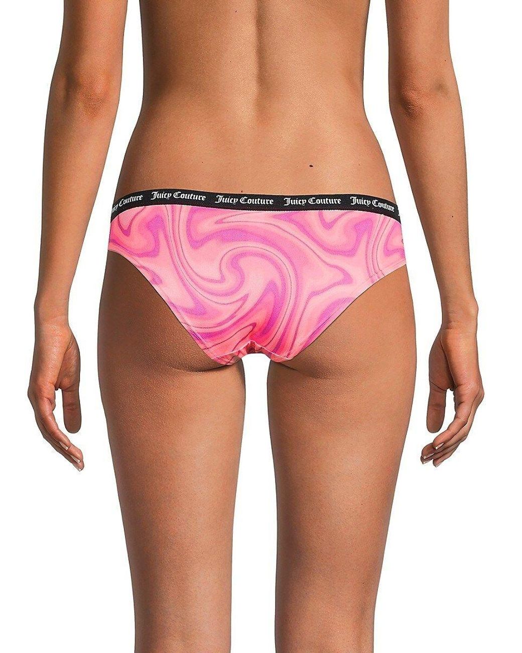 Juicy Couture 5-pack Logo Bikini Panties in Pink