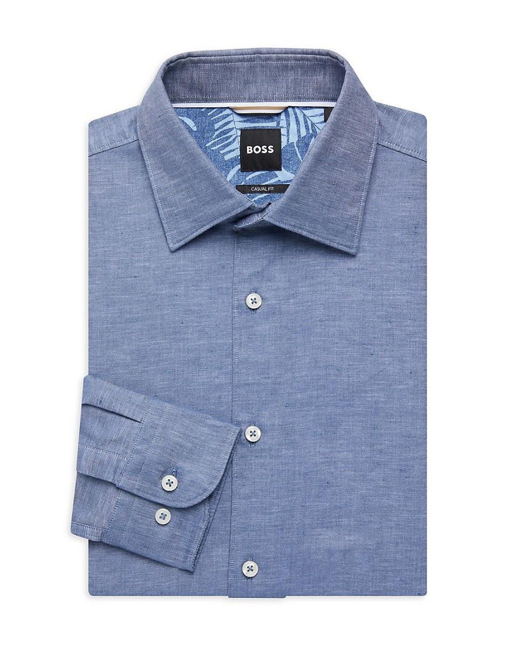 Hugo boss tailored shirt deals