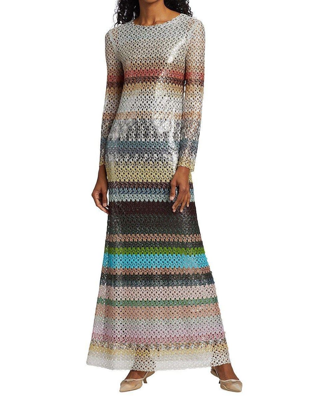 Missoni Crochet Maxi Dress | Lyst