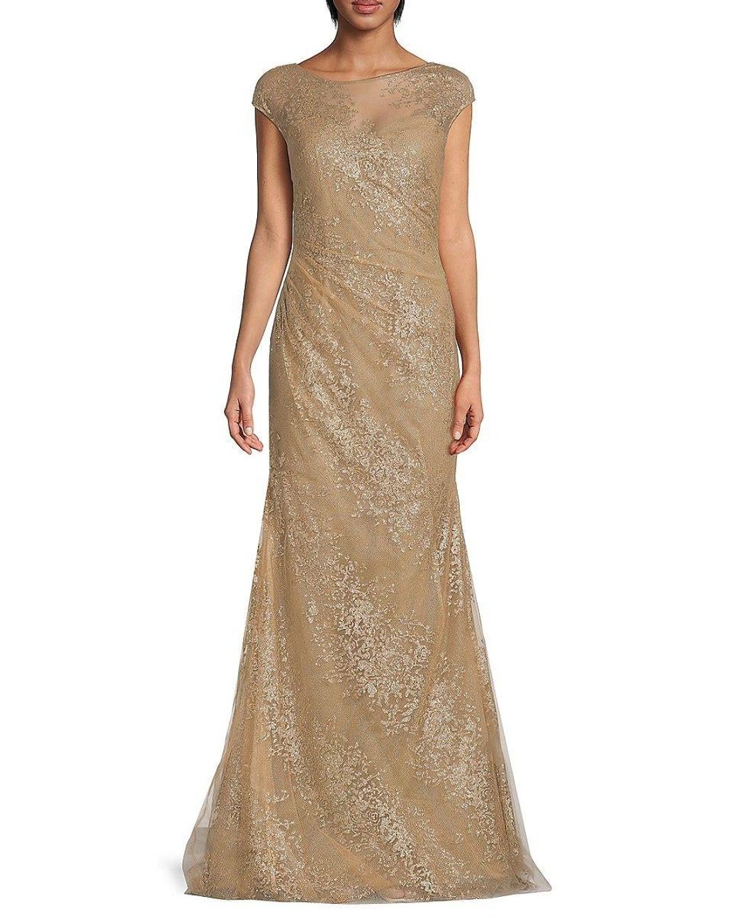 Buy Shimmer Gold Maternity Gown | Maternity Gowns Online – The Mom Store