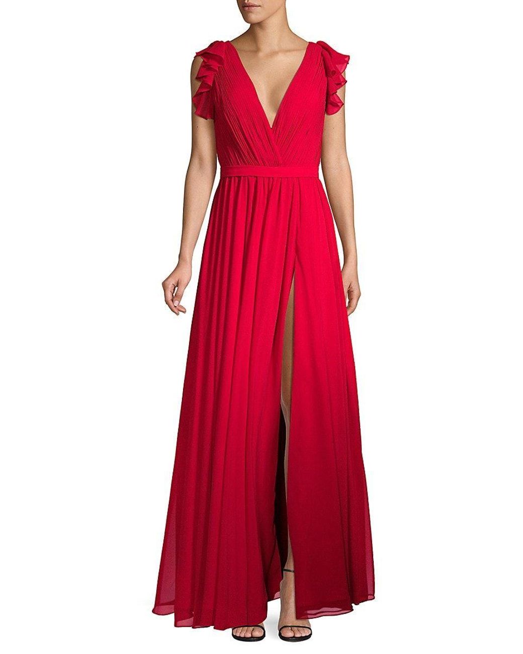 Basix black hotsell label red dress