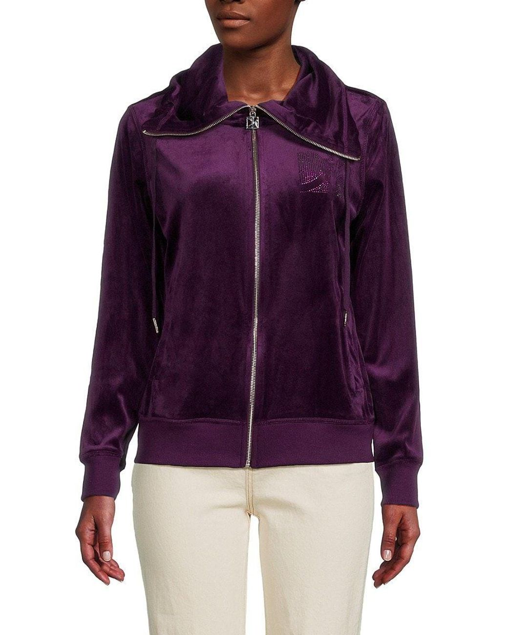 Calvin klein hotsell velvet jacket womens