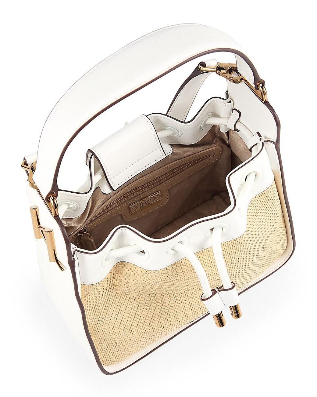 Karl Lagerfeld Sables Top Handle Bag in Natural Lyst UK