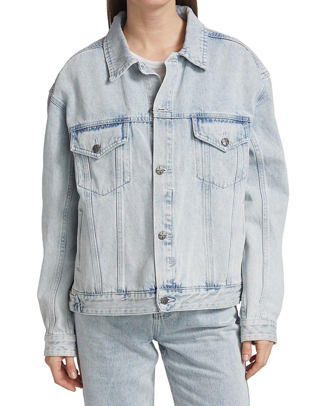 Ksubi Game Day Oversized Muse Denim Jacket in Blue Lyst
