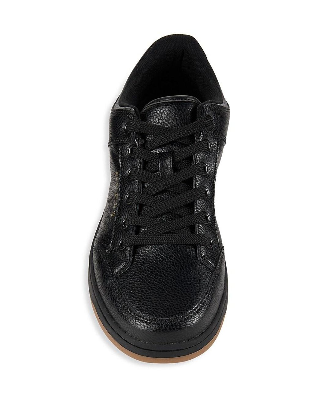 Guess M-Tempo Logo Textured Sneakers in Black for Men | Lyst