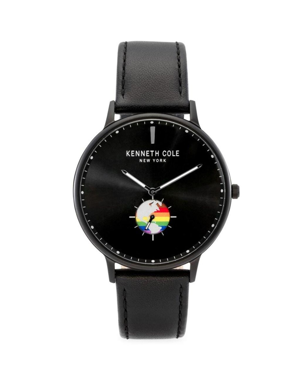 Kenneth Cole Men s Dress Sport Pride Stainless Steel Leather