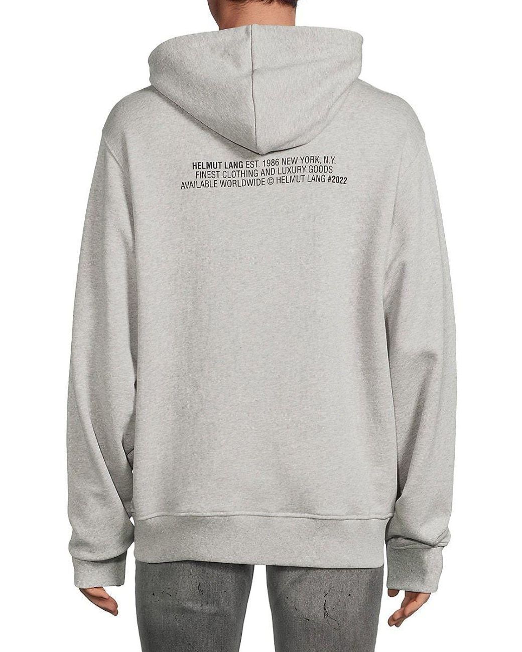 Helmut lang shop worldwide hoodie
