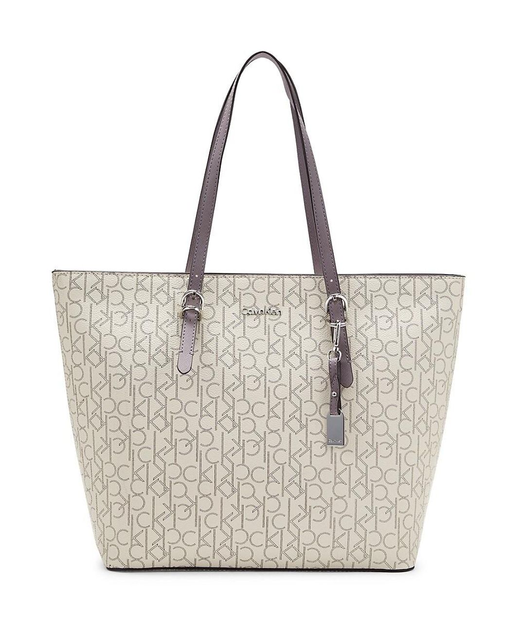 Calvin Klein Serafina Logo-adorned Tote | Lyst