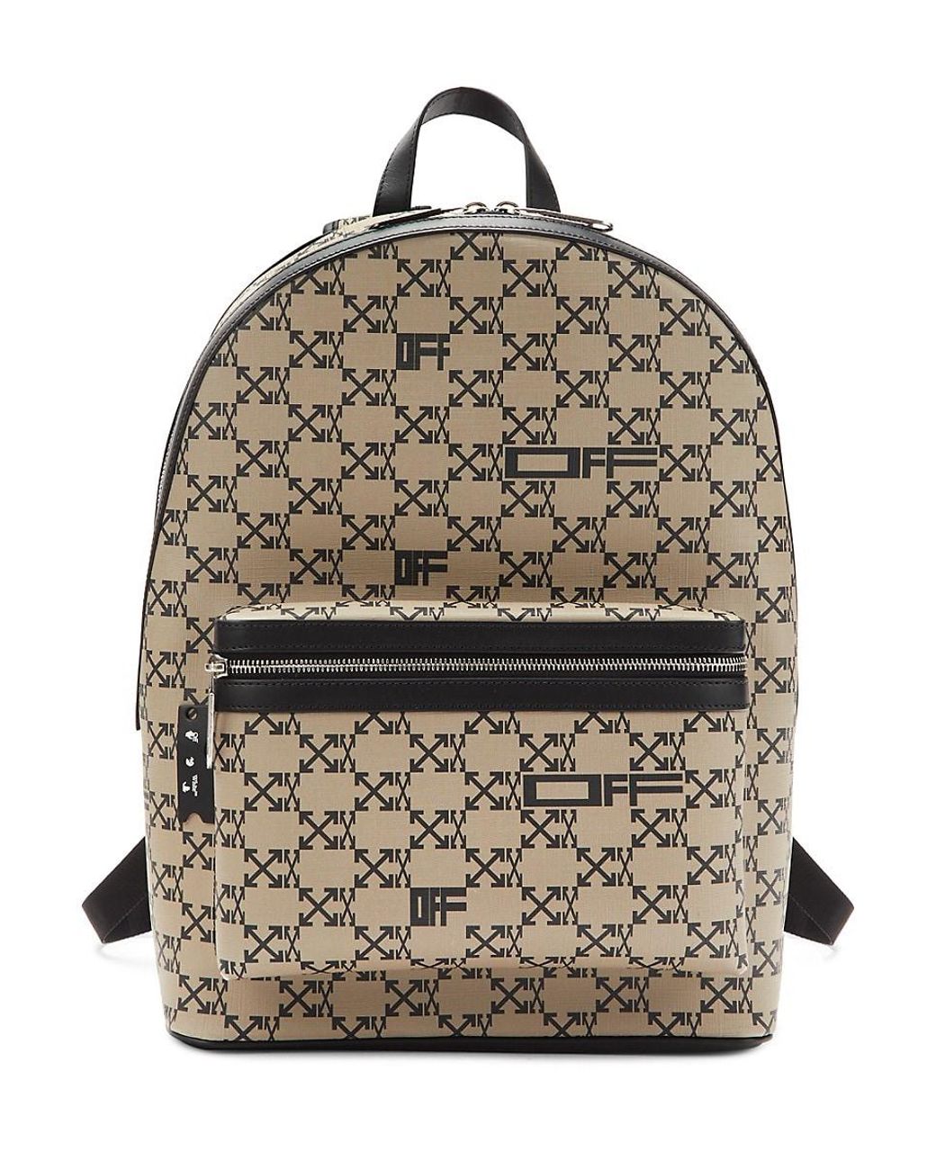 Off white canvas backpack deals