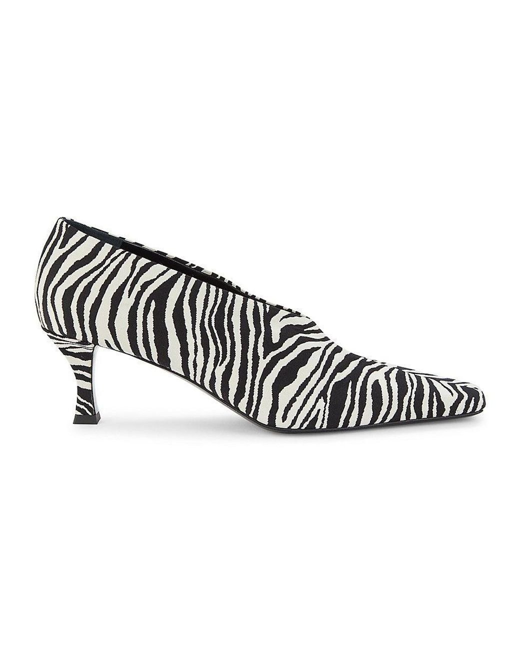 KAREN MILLEN Zebra Print Heels in Zebra Print | Endource