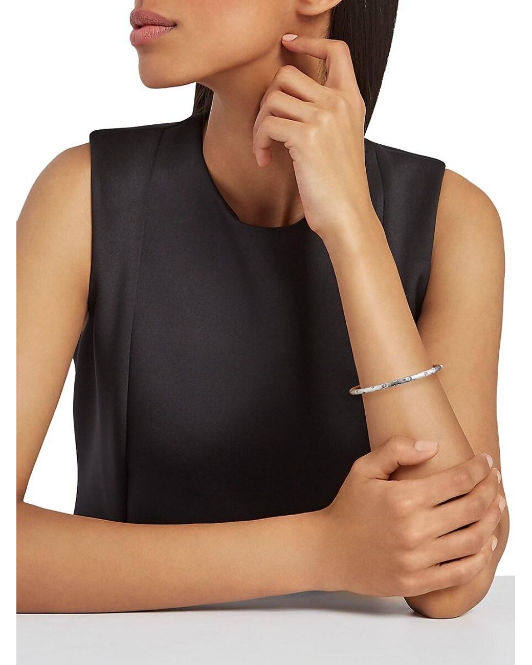 Buy Kate Spade Skinny Mini Bow Bangle Bracelet in Silver o0ru2912 Online in  Singapore | PinkOrchard.com
